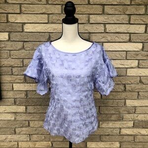 NEW Banana Republic purple blouse size x-small